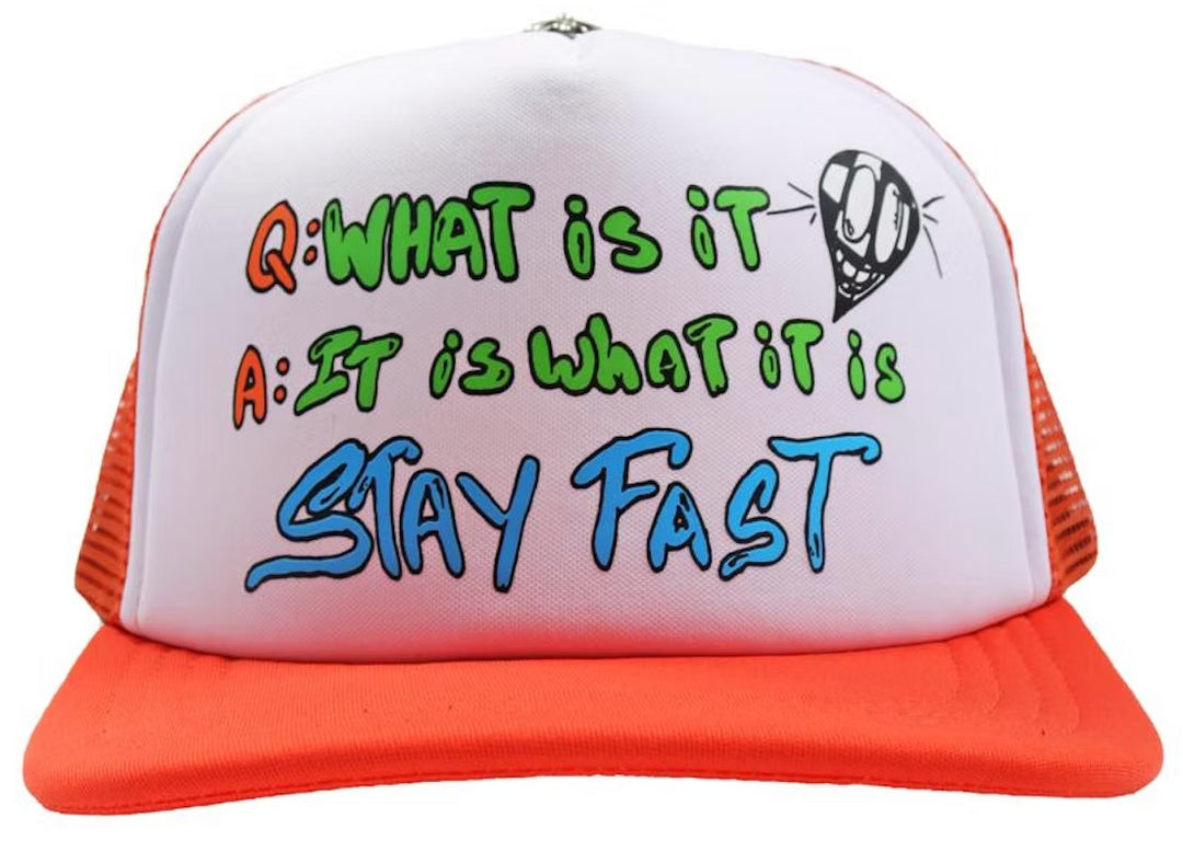 CHROME HEARTS MATTY BOY SEX RECORDS 'IT IS WHAT IT IS' TRUCKER HAT