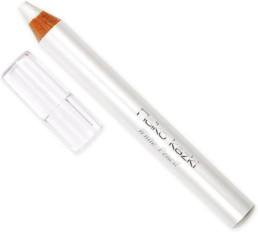 かづきれいこ ホワイトペンシル （アイライナー） 長さ11cm/直径12mm 涙袋ライナー パール ラメライナー 白ライナー ペンシルライナー 白 涙袋 ペン ラメ メイク