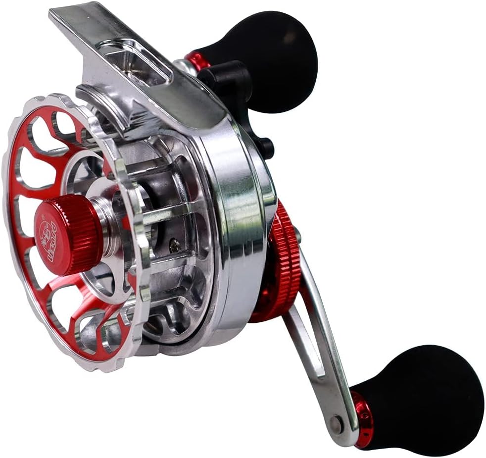 Raft Reel, Chin Reel, Squid Reel, Raft Fishing, Drop In, 3.6:1 Gear Ratio, 10+1BB, Ice Fishing, Left/Right Winding, Maximum Drag Force 11.0 lbs (5 kg)