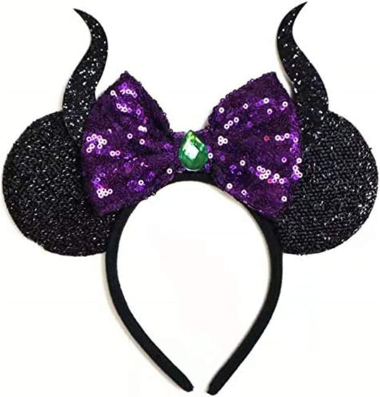 Evil Mouse Ears Headband for Halloween Cosplay Party