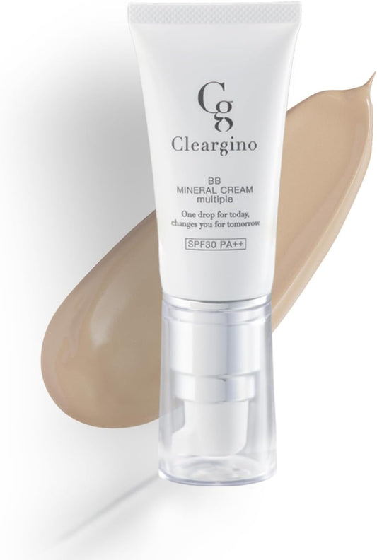 BB Mineral Cream Multiple, 0.9 oz (25 g), SPF30 PA++ Foundation, Sunscreen, Makeup Base, Moisturizing
