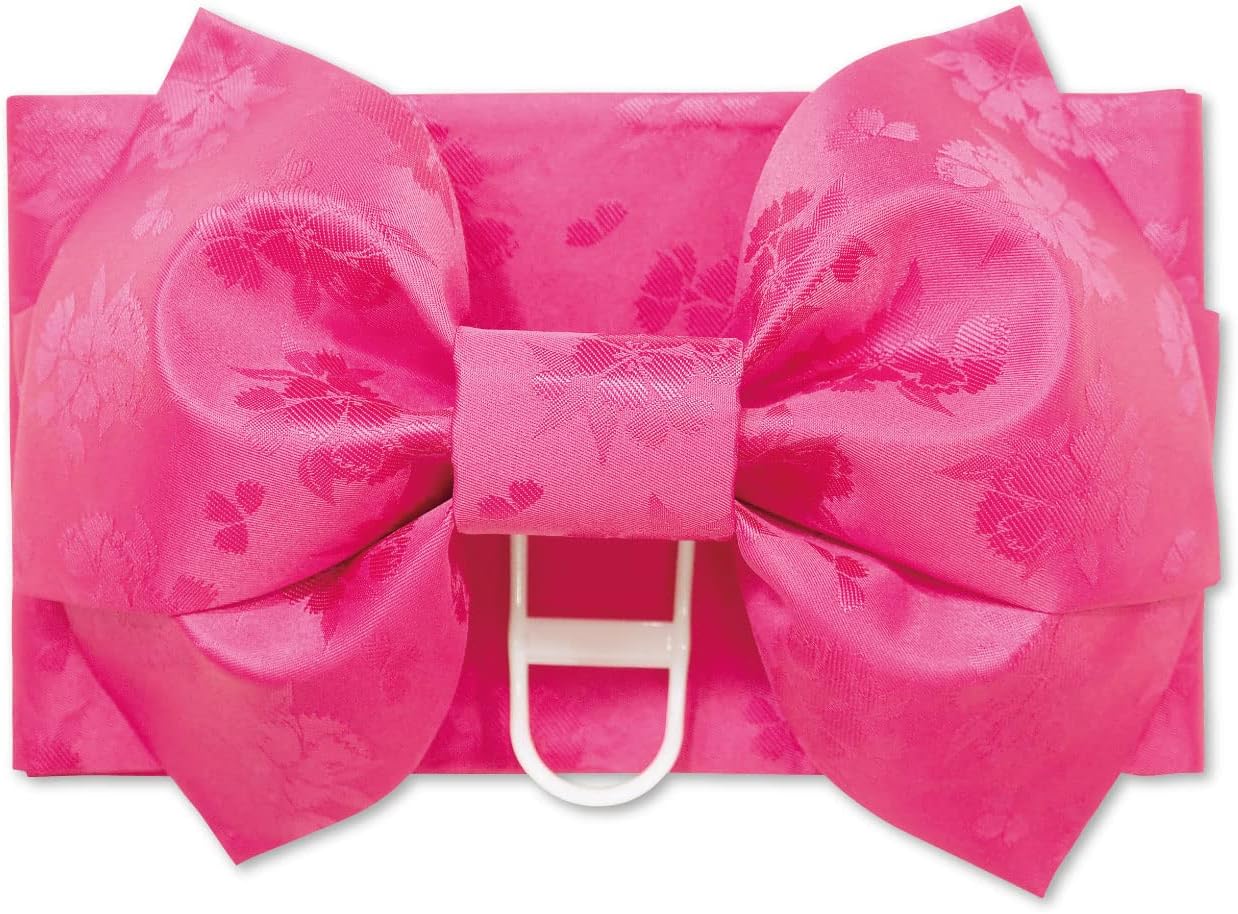 Nishiki Sash, Bow-shaped, One-Touch Yukata Belt, Wired, Women's, Girls, Kids, Adults, Children, Girls