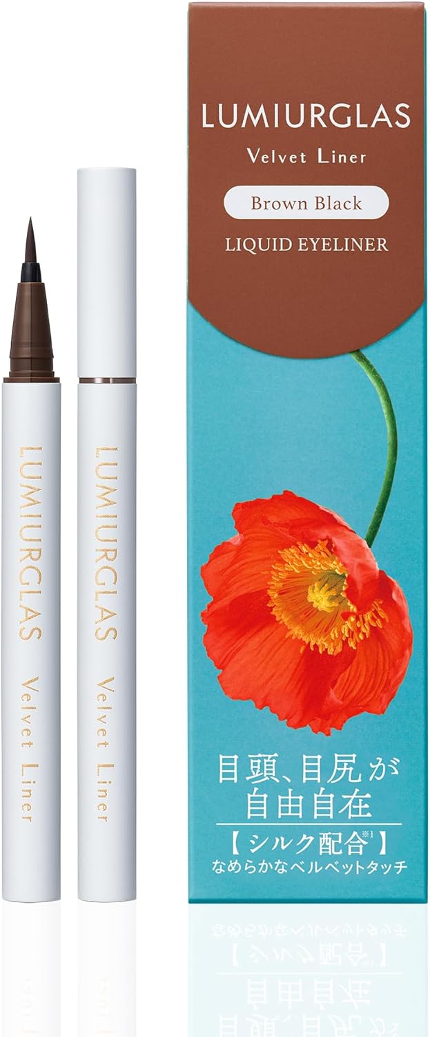 Lumia Glass Velvet Liner Eyeliner Liquid Waterproof (01. Brown Black)