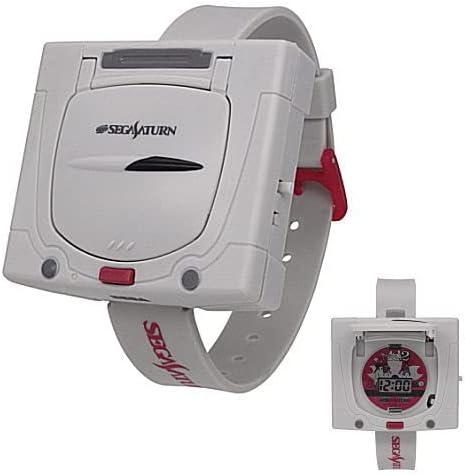 セガサターン＆プレイステーション VSウォッチ [2.白サターン](単品)