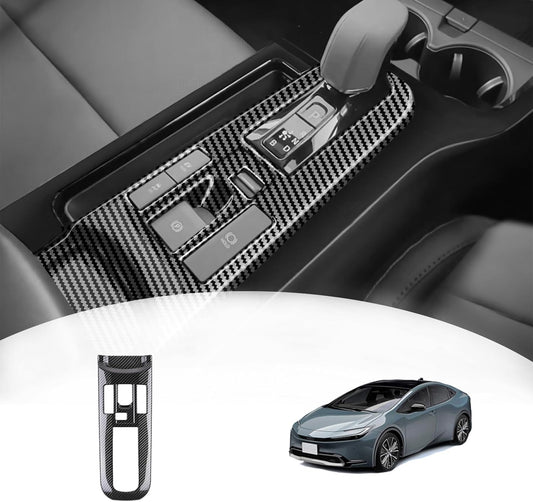 [GIKAKU] Toyota Prius 60 Series Exclusive Accessory Parts Shift Lever Panel PRIUS 60 Series Interior Panel Dress Up Interior Parts Garnish (Carbon Style)