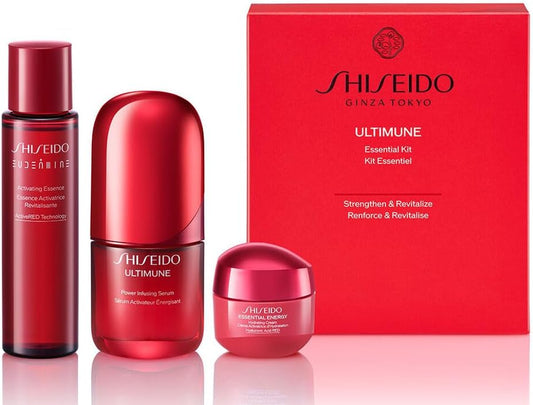 SHISEIDO Ultimate Moon Essential Kit | Serum 2.4 fl oz (70 ml) + Cream 1.0 oz (30 g) | EC Exclusive Skin Care Kit | Trial & Travel | Remove Serum Aging Care | Shiseido