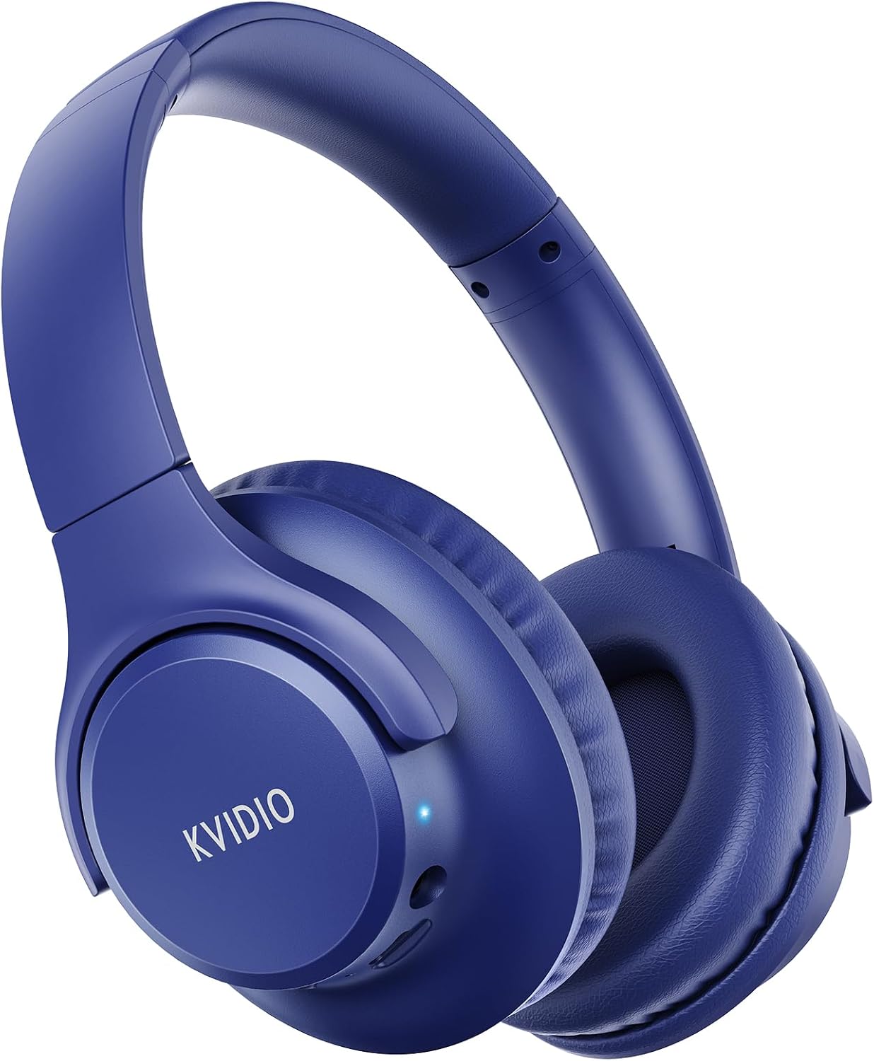 KVIDIO Wireless Headphones, Bluetooth 5.4, 55 Hours Playback, 40mm HD Driver Unit, Over-Ear Headphones, Built-in Mic, Headphones, Wired/Wireless Dual Use, Noise Isolation, Closed Type, Hands-free