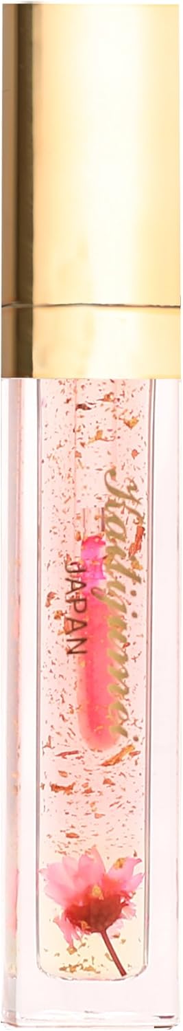 Kailijumei Lip Gloss, Liquid Beauty Product, Contains Flowers, Transparent, Authentic Japanese Product, Cute, Makes a Great Gift, For Use at Night safety pink