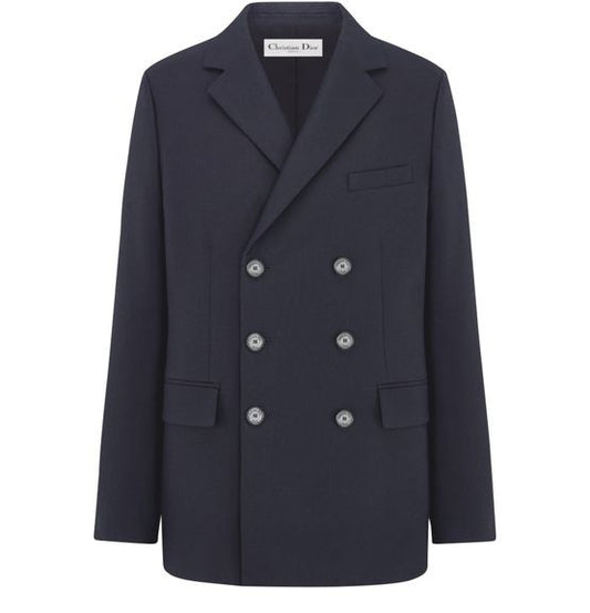 DIOR Oversized blazer virgin wool and silk - Image 1