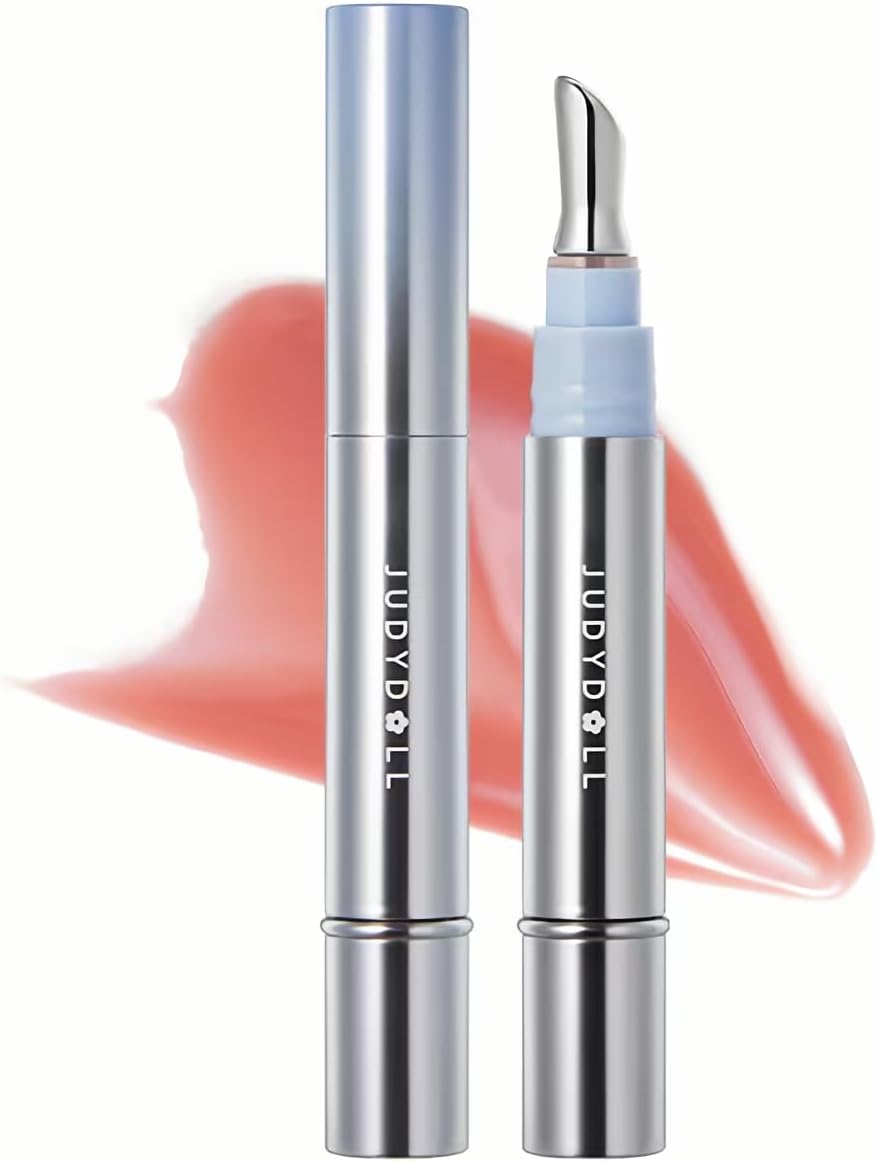 Juddie Doll Lip Makeup, Lip Gloss, Mirror Surface, Lightens Lip Cream, High Color, Transparency, Gloss (G02, Strawberry Jelly)