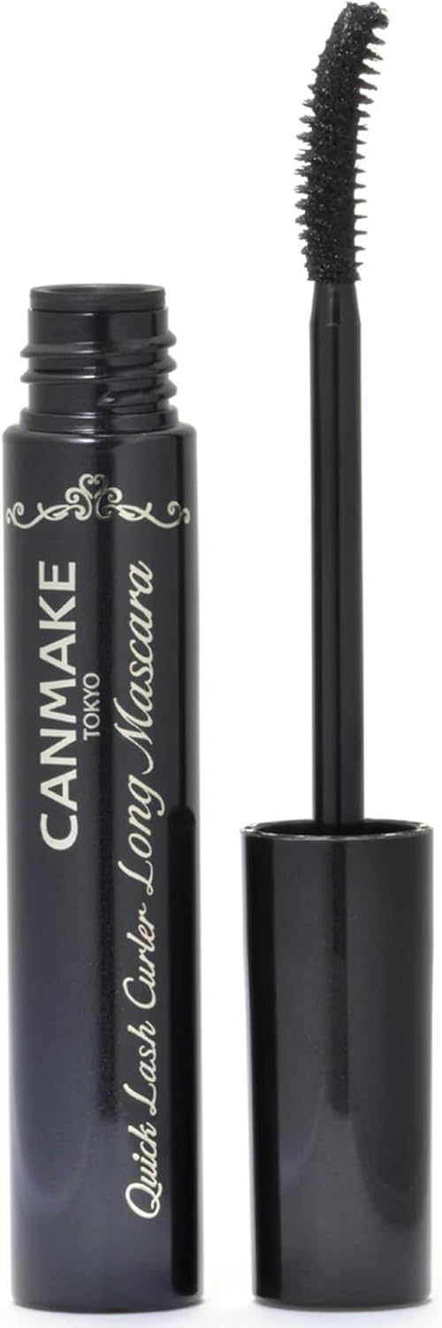 Canmake Quick Lash Curler Long Mascara 01 Black 6.5 Grams (x1)