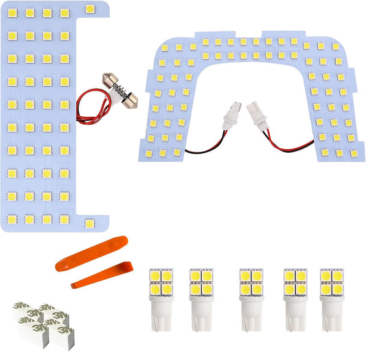 Car LED Room Lamp, Interior Light, Dedicated Design, White Custom Parts, Room Lamp Set, Easy Installation (For Toyota Priounce 50 Series)