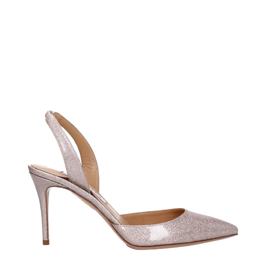 Aquazzura Sandals So Nude Women Glitterマルチカラー/シャンパン - Image 1