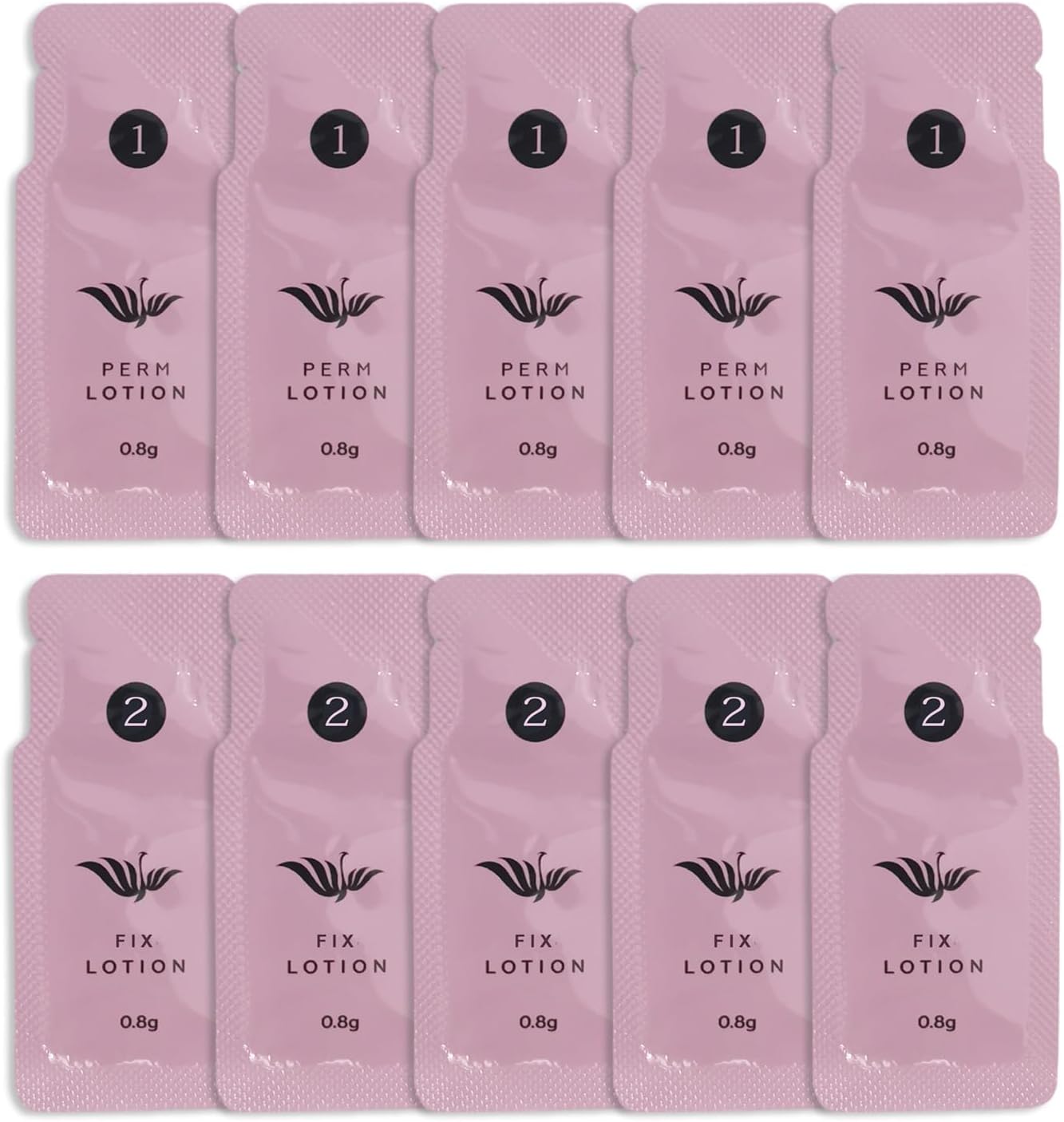 False Eyelash Curl Set Cream 5 Bags Set (STEP1/STEP2)