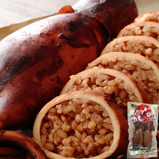 Hokkaido-style Squid Rice, 2 pieces, Hakodate local cuisine, Hokkaido, squid rice, mail delivery, room temperature, station bento, squid rice, glutinous rice, regular rice, souvenir, squid rice | メール便, 常温, 駅弁, もち米・うるち米, 森町