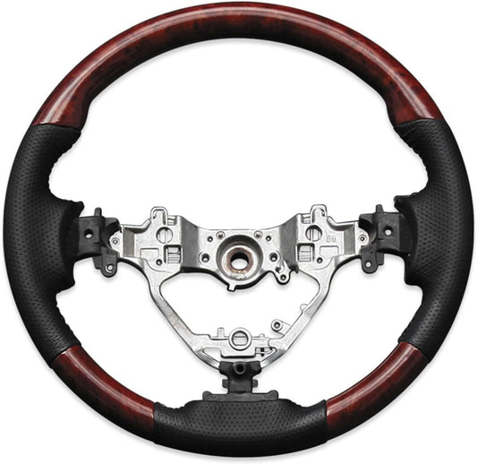 Small World Harrier 60 Series Estima 50 Series Camry Arion Voxy Noah 80 Series Brown Grain Steering Wheel Custom Parts Accessories
