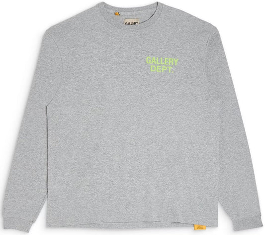 GALLERY DEPT. SOUVENIR 'HEATHER GREY' LONGSLEEVE TEE