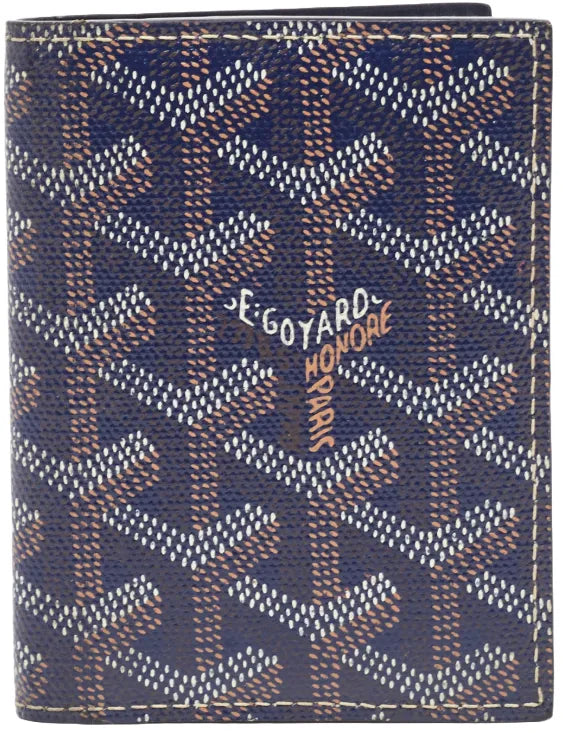 GOYARD 'NAVY BLUE' SAINT MARC CARD HOLDER