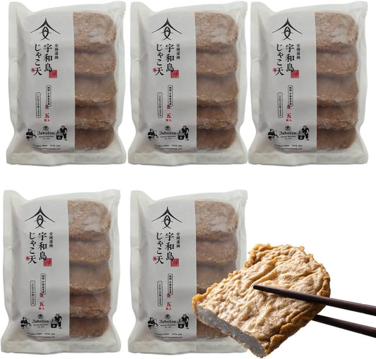 "Frozen" Uwajima Jakoten Set of 5 Yasuoka Kabo Jakoten Ehime Gourmet Souvenir Paste, Pumpkin, Middle Aged Day (5 Pieces)