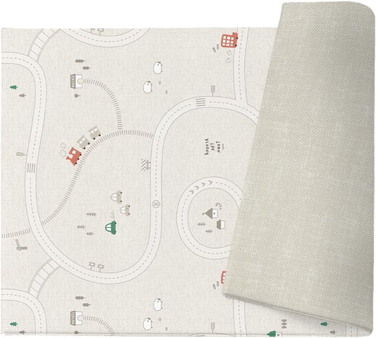 PARKLON Soft Cushion Mat, Antibacterial, Waterproof, Soundproof, Flameproof, Memory Foam, Reversible, Play Mat