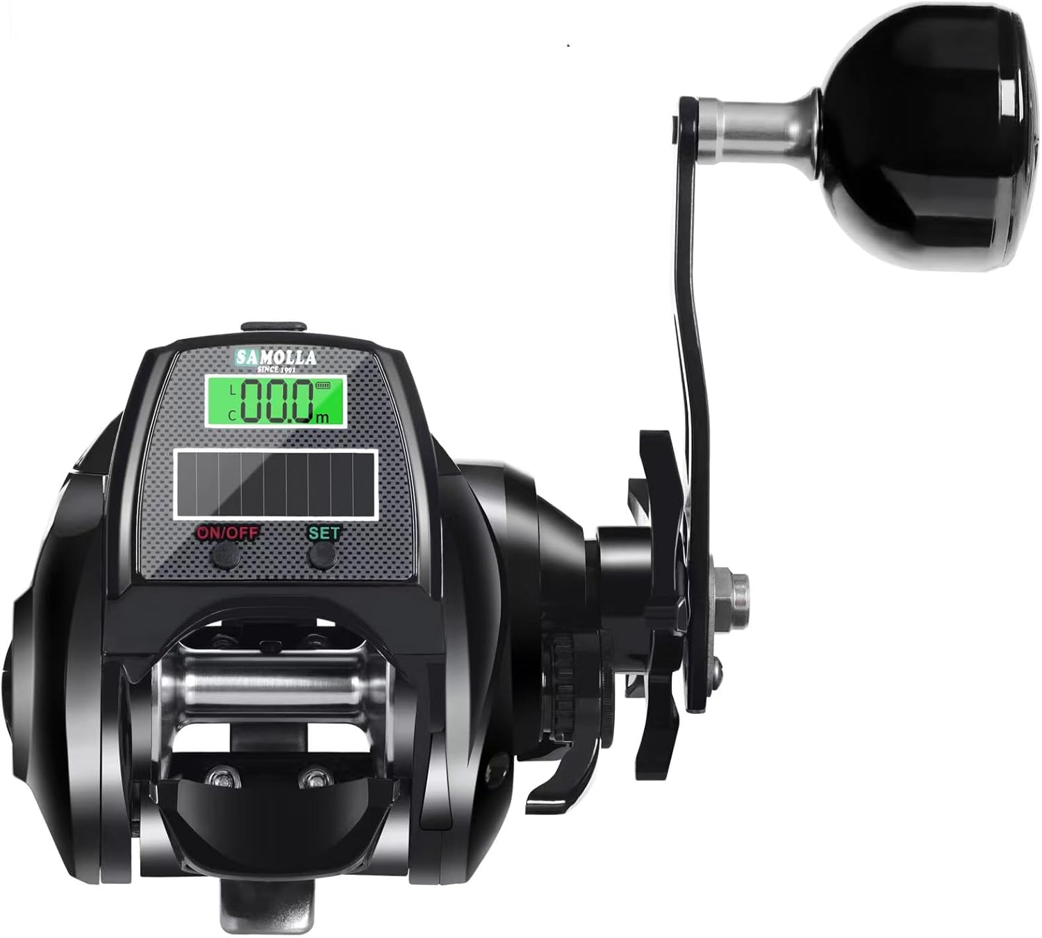 (2025 Model Limited) Bait LED with Counter, Waterproof, Professional Rechargeable Model and Regular Model, Line Counter 7.2 Gear Ratio, Replaceable Battery, Super Large Drag Force, 22.0 lbs (10