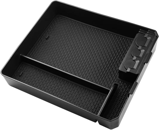 Auto Spec Toyota Land Cruiser Prado 150 Series, Early, Mid-term, Late Period, Built-In Console Box, Car Storage Box, Console Tray, Accessory Compartment, For Cars, Coin Storage, Easy Installation,