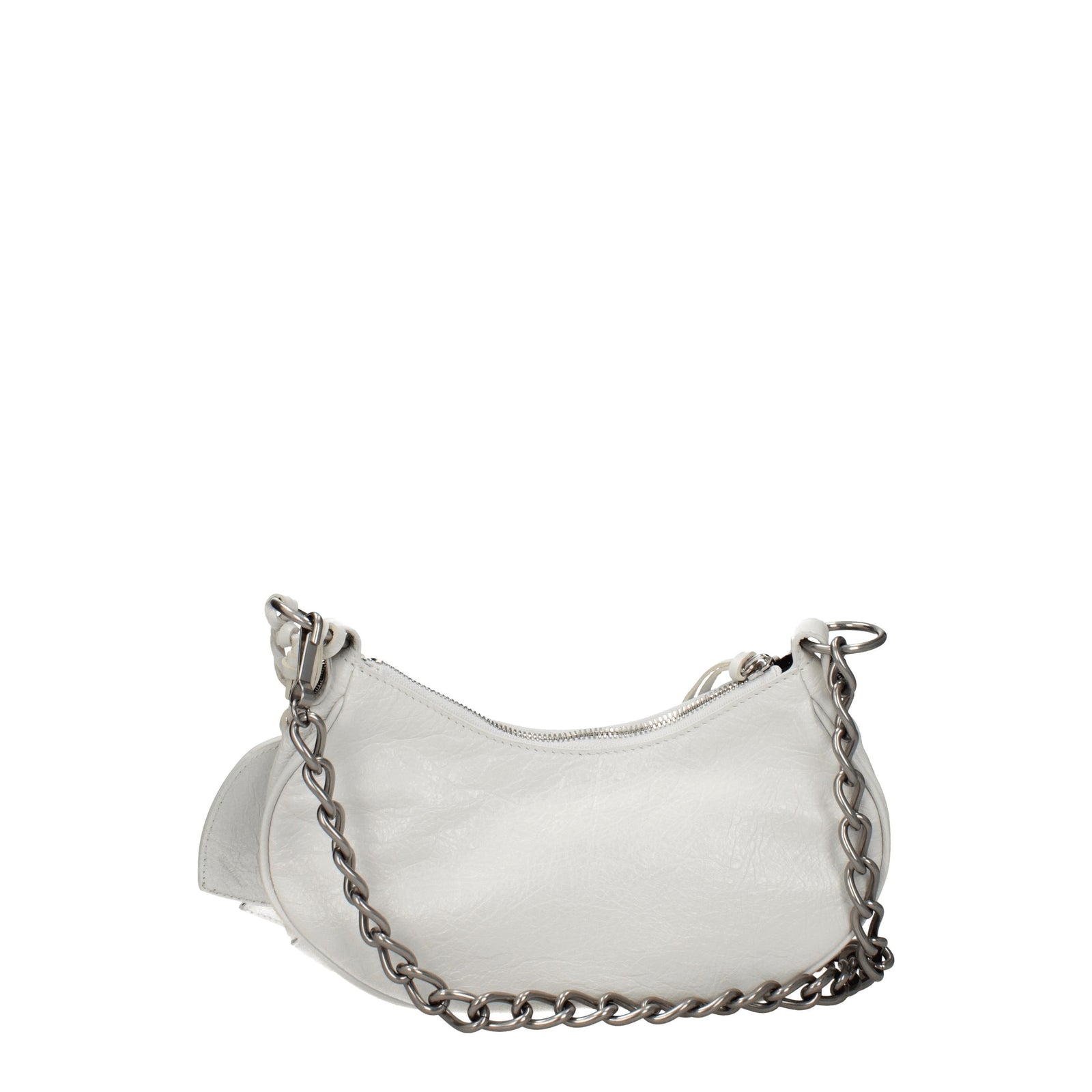 BalenciagaショルダーバッグLe Cagole Donna Pelle Bianco/Bianco Ottico - Image 1