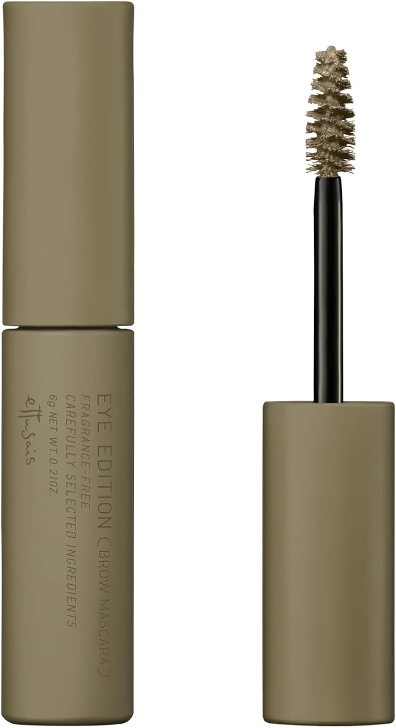 ettusais Eye Edition (Brow Mascara) 05 Ash Olive Eyebrow Mascara, Eyebrow Mascara, Can Be Removed with Hot Water, 0.2 oz (6 g)