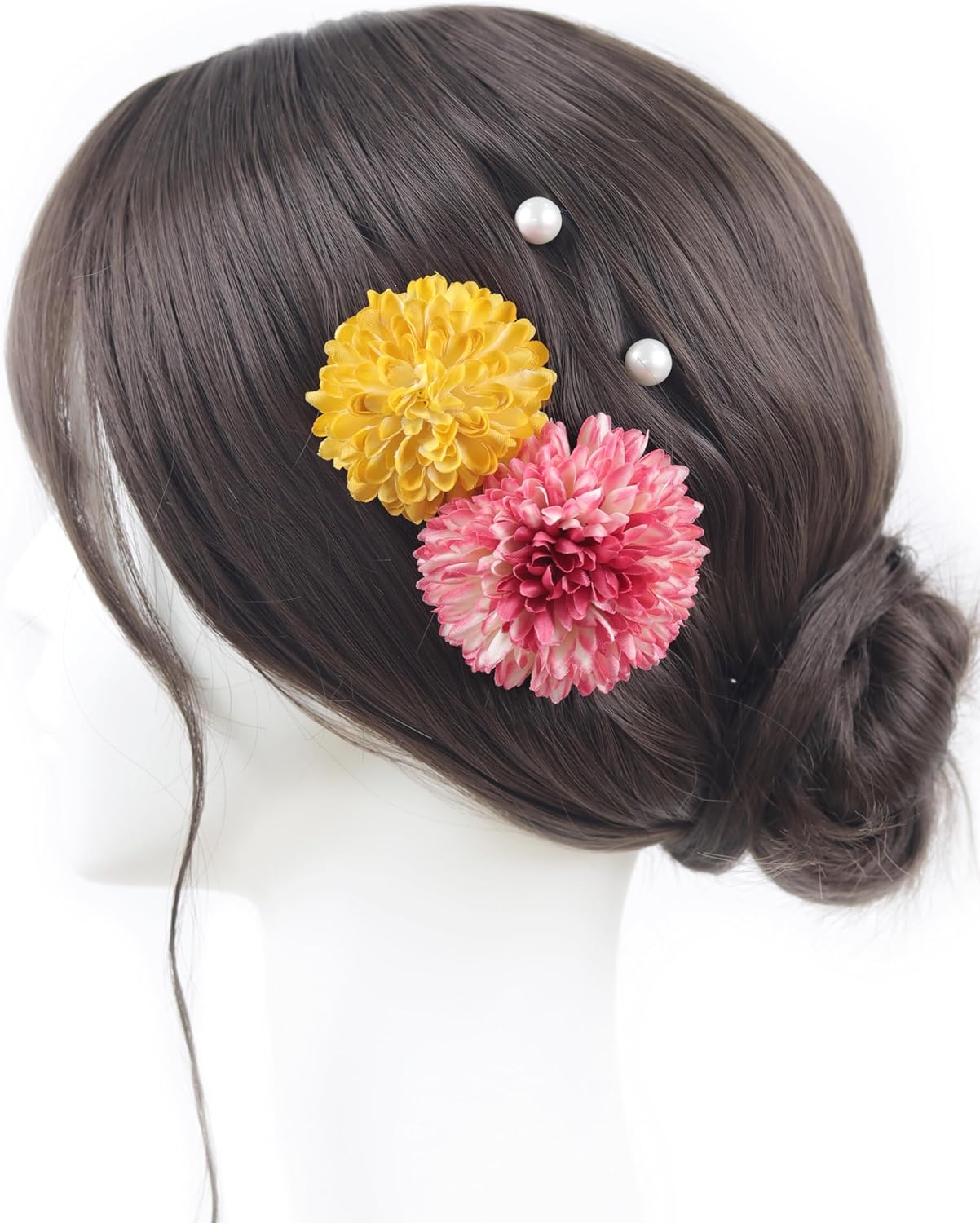 NANA Handmade Hair Ornament, Clip, Yukata, Ping Pong Mom, Cute, Summer Festival, Fireworks Display, Coming of Age Ceremony, Shichi-Go-San Graduation Ceremony, Kindergarten Entrance Ceremony