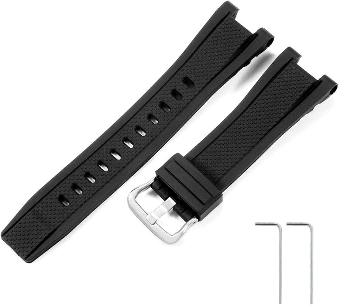 [FKYRGF] For G-SHOCK Silicone Resin Black Watch Strap Heart Of Steel GST-W300G S130 B100 Comfortable Breathable Soft Watchband, agate