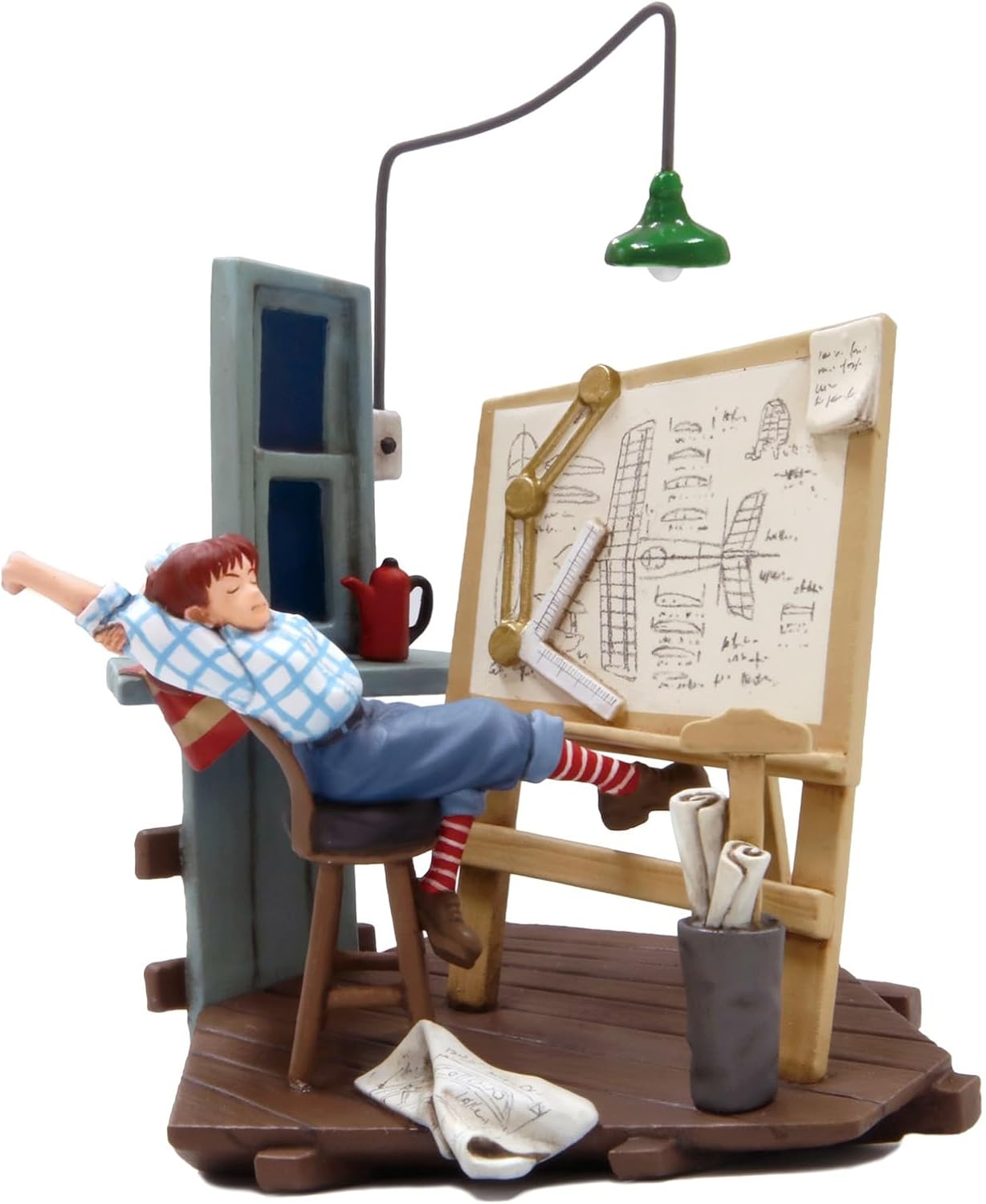 Fine Mold Studio Ghibli Vignette Collection No.2 Red Pig Fio Lack of Sleep Non-Scale Plastic Model GV2