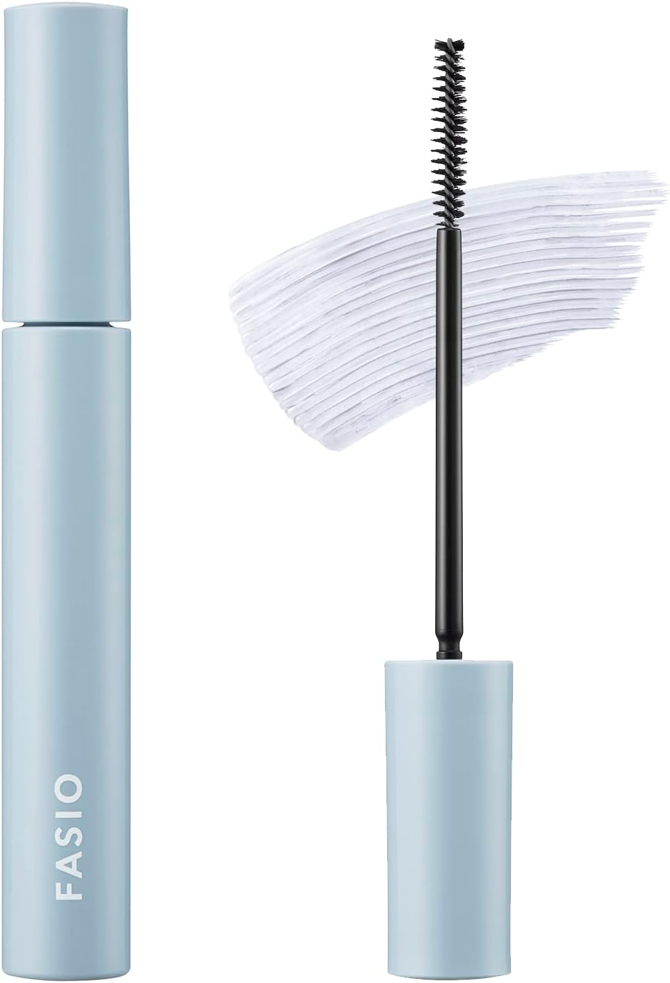 Fasio Ultra WP Mascara (Natural) 00 Clear Color, 0.2 oz (6 g), Ultra Waterproof, Clear Mascara, Curl Keep, Smear-resistant