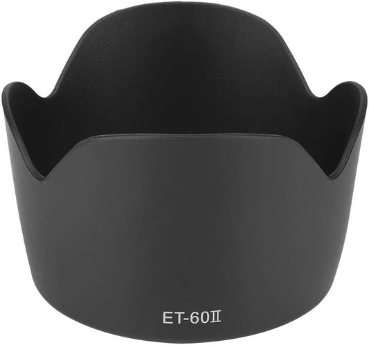 Canon Lens Hood Sun Protection Compatible Lens Hood for Canon 75-300mmf / 4-5.6III USM/EF-S 55-250mm IS Lens (ET-60II)