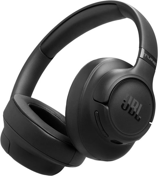 JBL TUNE 780NC Hybrid Noise Cancelling High Resolution Wireless Over-Ear Headphones for Auracast Multipoint (Black)