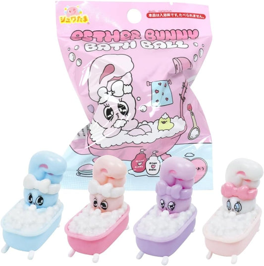 Santun Characters Bath Ball Ester Bunny 1 Vanilla Scented Bath Pomade for Kids Boys Girls Toys with Shawa