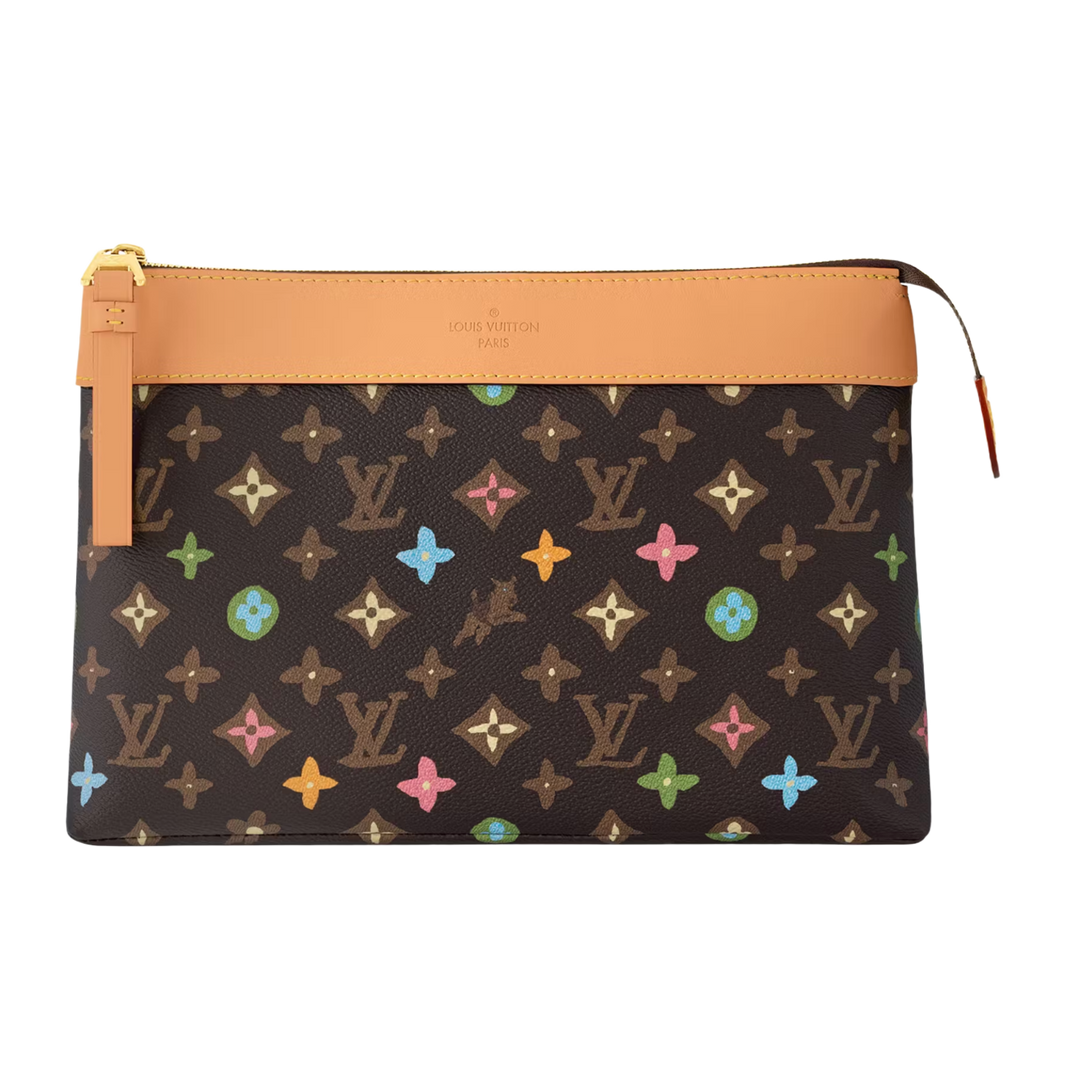 LOUIS VUITTON 'TYLER THE CREATOR CHOCOLATE' CRAGGY POCHETTE VOYAGE SOUPLE BAG