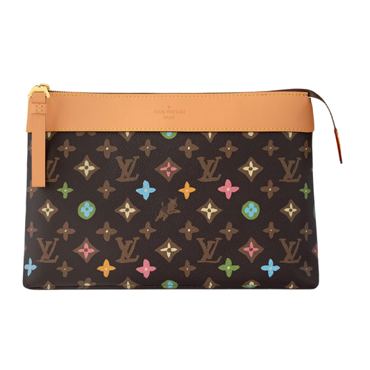 LOUIS VUITTON 'TYLER THE CREATOR CHOCOLATE' CRAGGY POCHETTE VOYAGE SOUPLE BAG