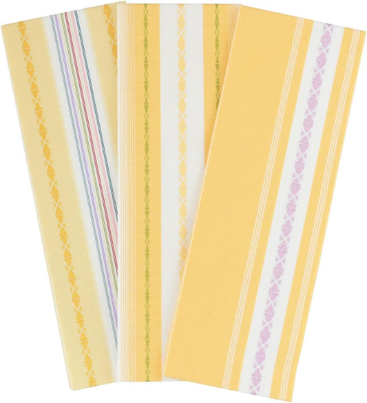 [SAKIKU-EN] dh-47 Choose Your Color, Made in Japan, Authentic Chikuzen, Hakata Weave, Pure Silk, Date Tightening, With Registered Trademark, Pattern is Random Length, Approx. 88.4 inches (224 cm),