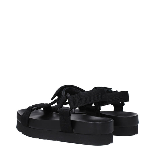 Bottega Veneta Sandals Women Fabric Black - Image 1