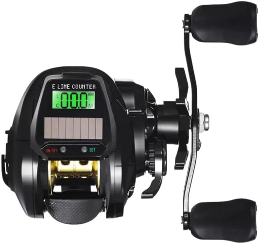 Electric Fishing Reel, Smooth Winding, Lightweight, High Resistance, USB Charging, Gear Ratio: 7.2:1, Long Throw, Ice Fishing, Freshwater Fishing, Saltwater Fishing