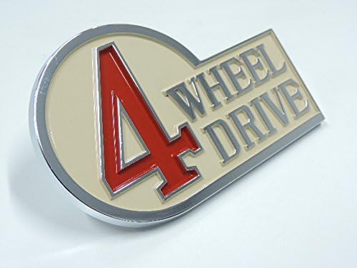 Toyota Land Cruiser 40 FJ40 BJ40 Back Door Emblem 4WD 4WHEEL DRIVE [Rare Genuine Domestic Parts]