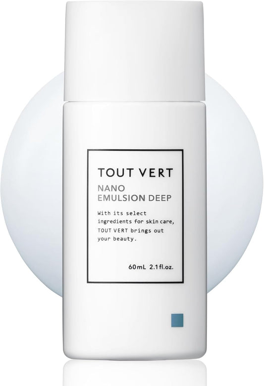 Tout Vert Nano Emulsion Deep, 2.1 fl oz (60 ml), Ceramide, High Concentration 12%, Dry Skin, Sensitive Skin, Rough Skin, Highly Moisturizing