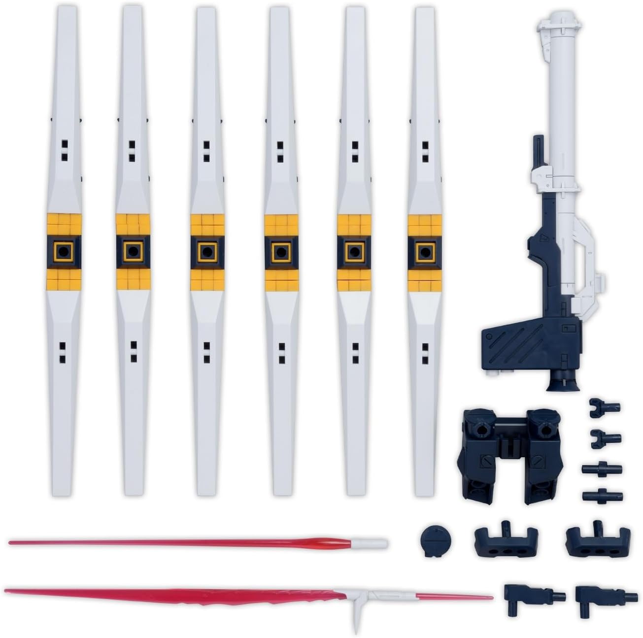 Bandai Spirits Mobile Suit Gundam Char's Counterattack Option Parts Set, Gunpla 19 (Fin Funnel), Pre-Colored Plastic Model