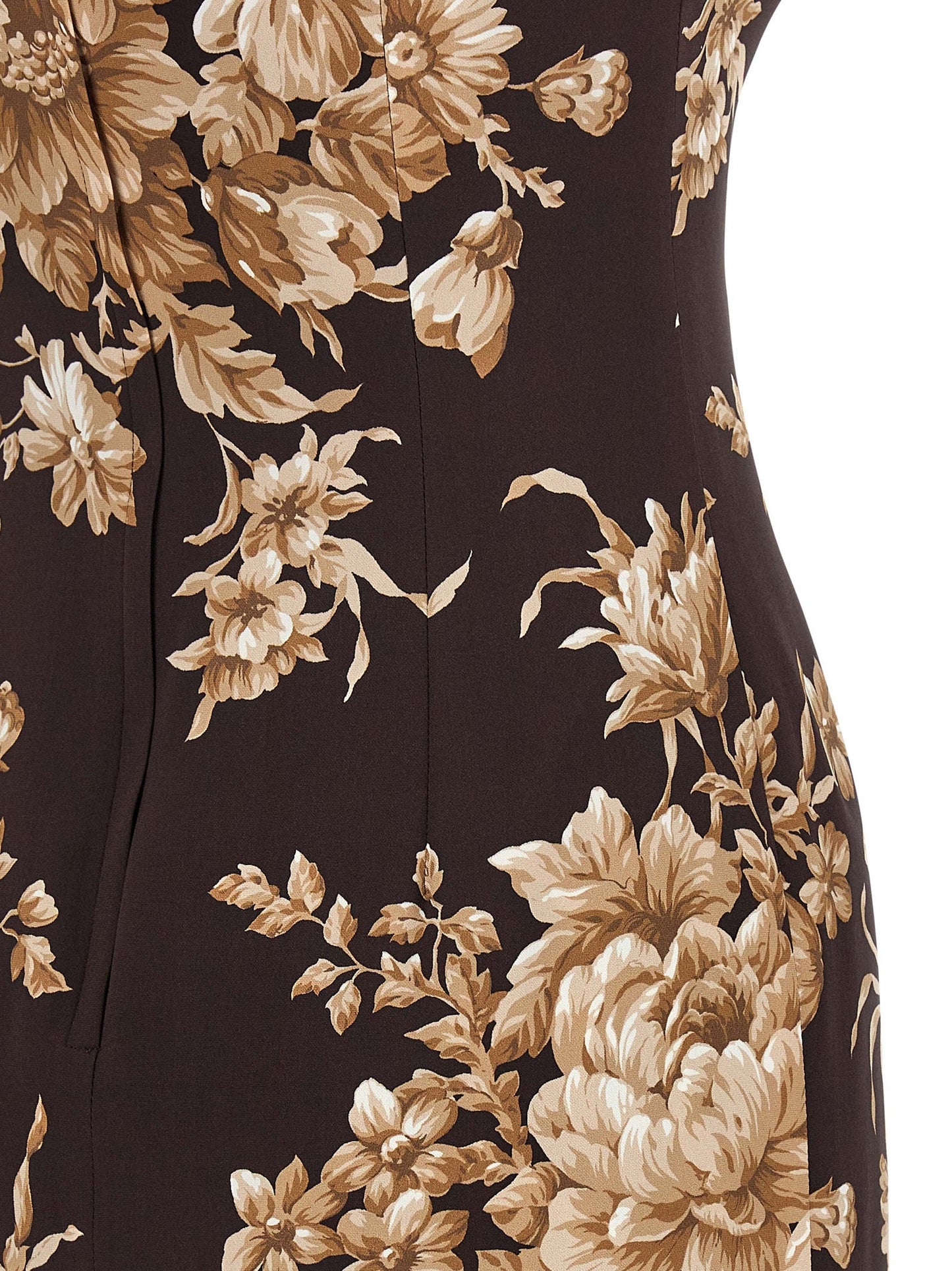 Dolce  Gabbana ドルチェ＆ガッバーナローズプリントドレス - Image 1