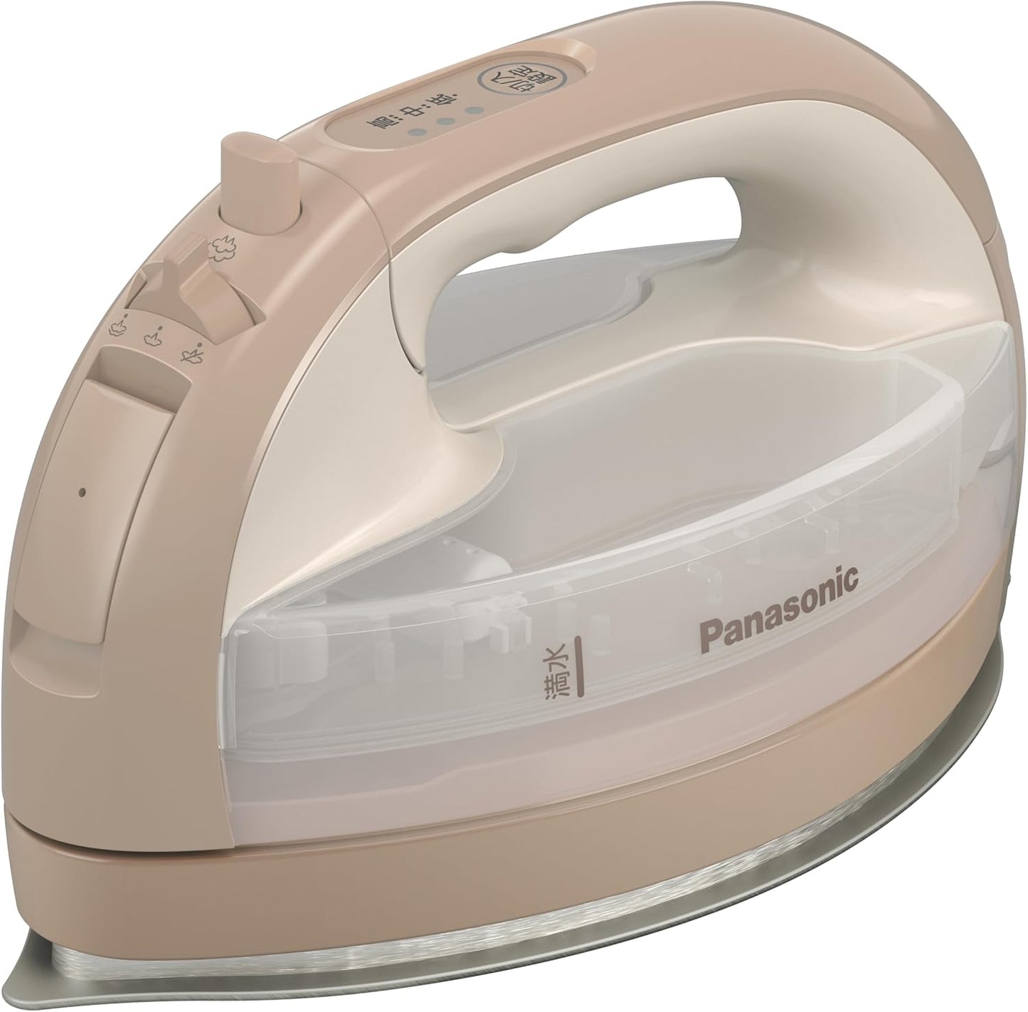 【2025 Latest Model Cordless】Panasonic Cordless Steam Iron NI-WL509-C, Beige, W-Head, Ceramic Coated