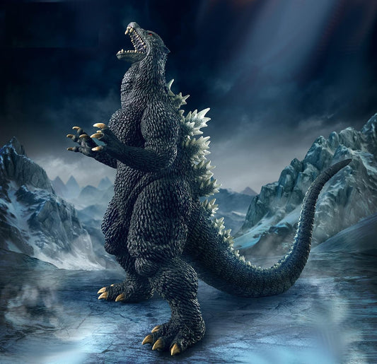 Go'Zilla Figure, Toho Monster Series, Roaring at the Monster Go'Zilla (2004), Approx. 8.7 inches (22 cm), Official