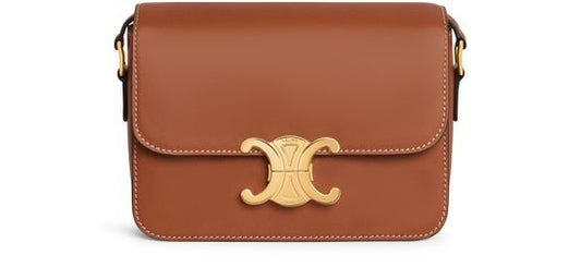 CELINE Teen Triomphe bag in natural calfskin - Image 1