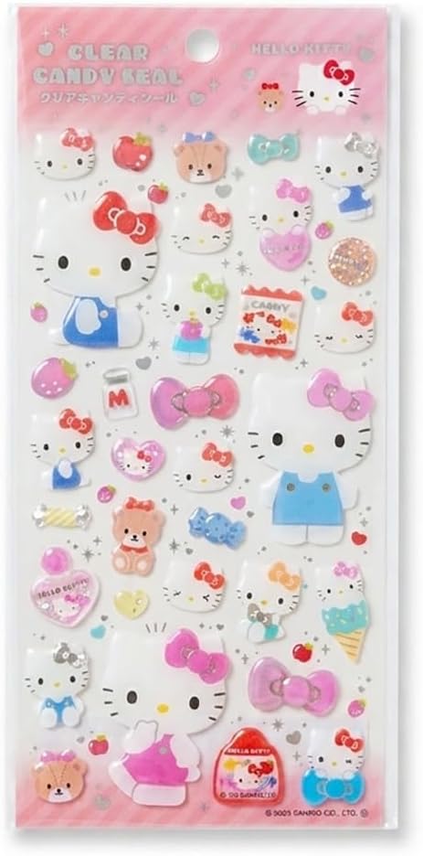 K Company Hello Kitty Clear Candy Sticker 602994 Hello Kitty Sanrio