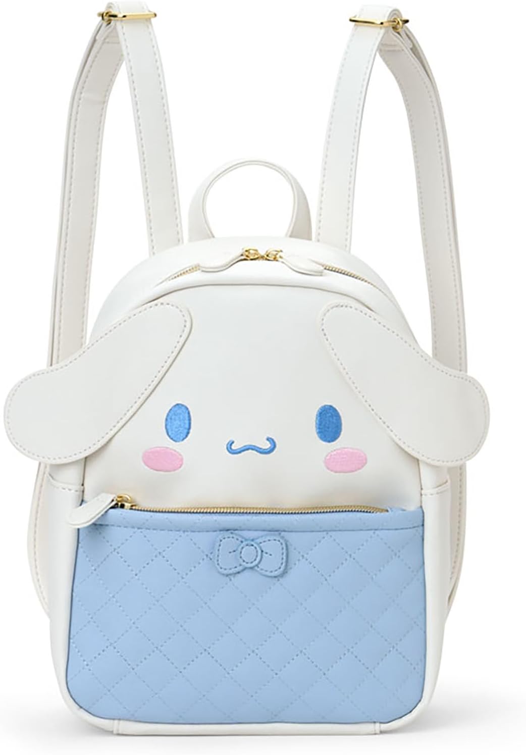 Sanrio (SANRIO) Cinnamoroll Face Backpack, PU Leather, Suitable for Ages 3 and Up, 157775
