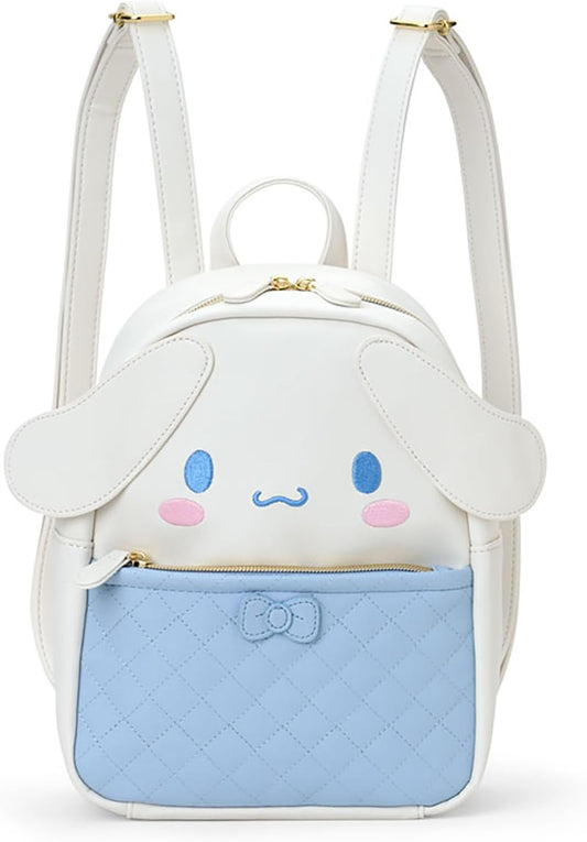 Sanrio (SANRIO) Cinnamoroll Face Backpack, PU Leather, Suitable for Ages 3 and Up, 157775